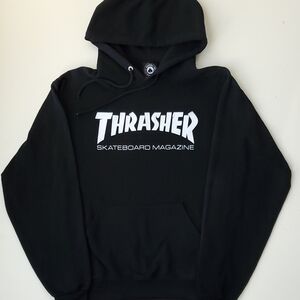 Thrasher Black Hoodie for Men